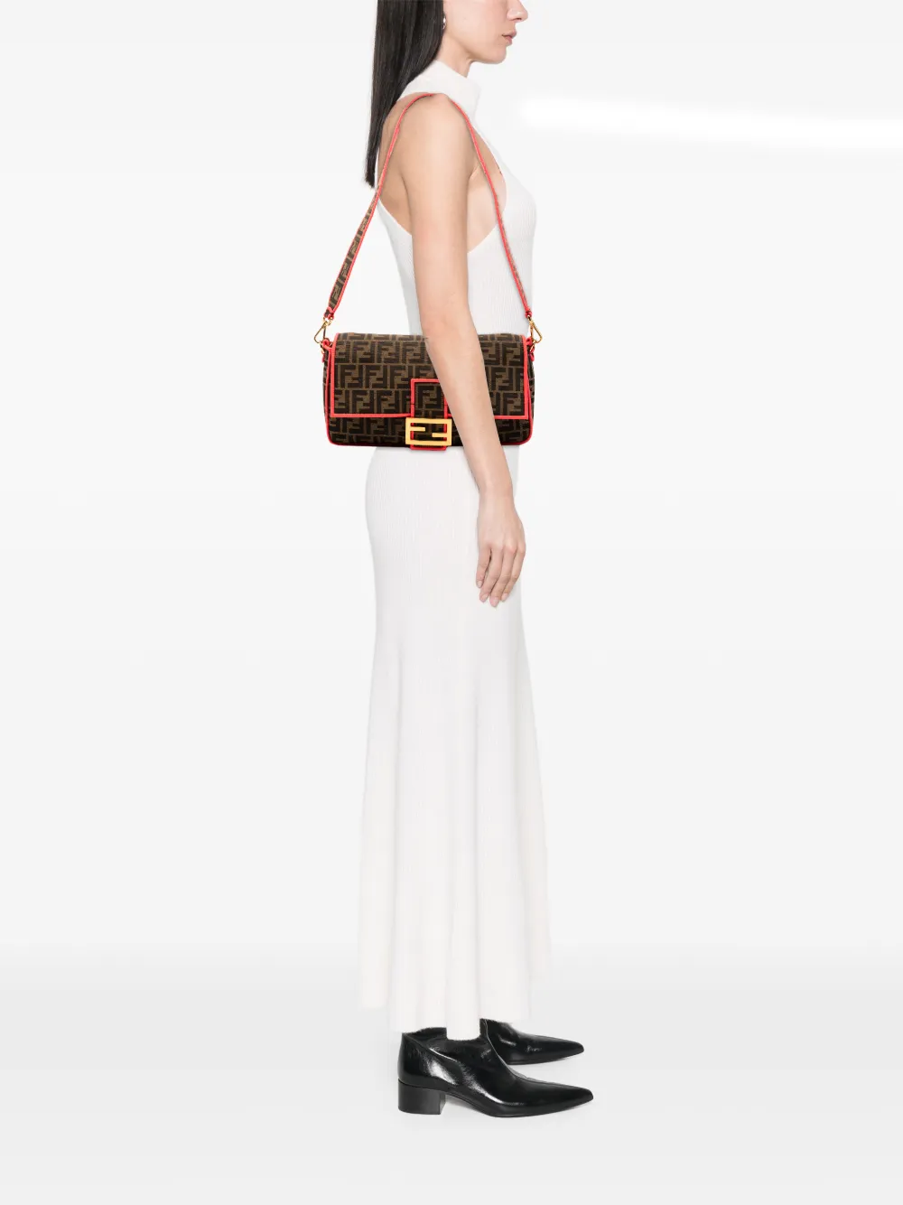 Fendi Pre-Owned 2000-2025 Large Zucca Canvas Baguette satchel | Pre-Owned | Image 2