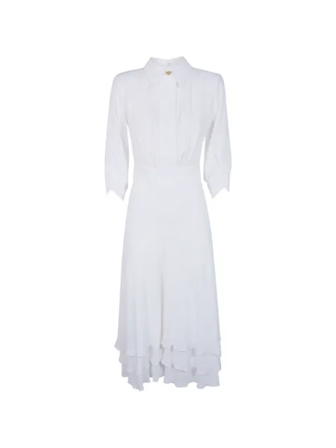 Elisabetta Franchi ラッフル シャツドレス