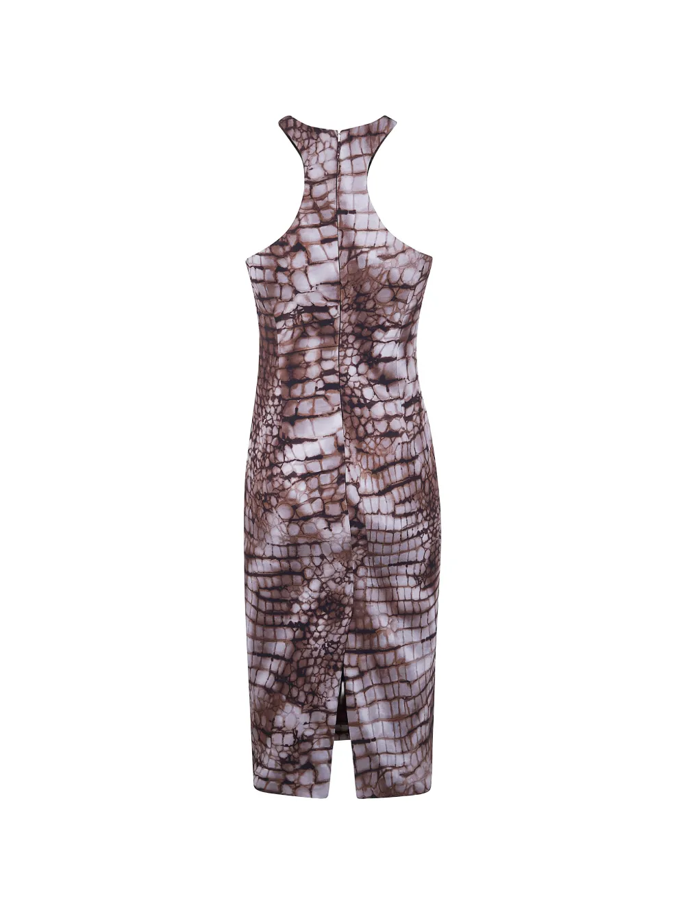 Elisabetta Franchi animal-print midi dress - Bruin