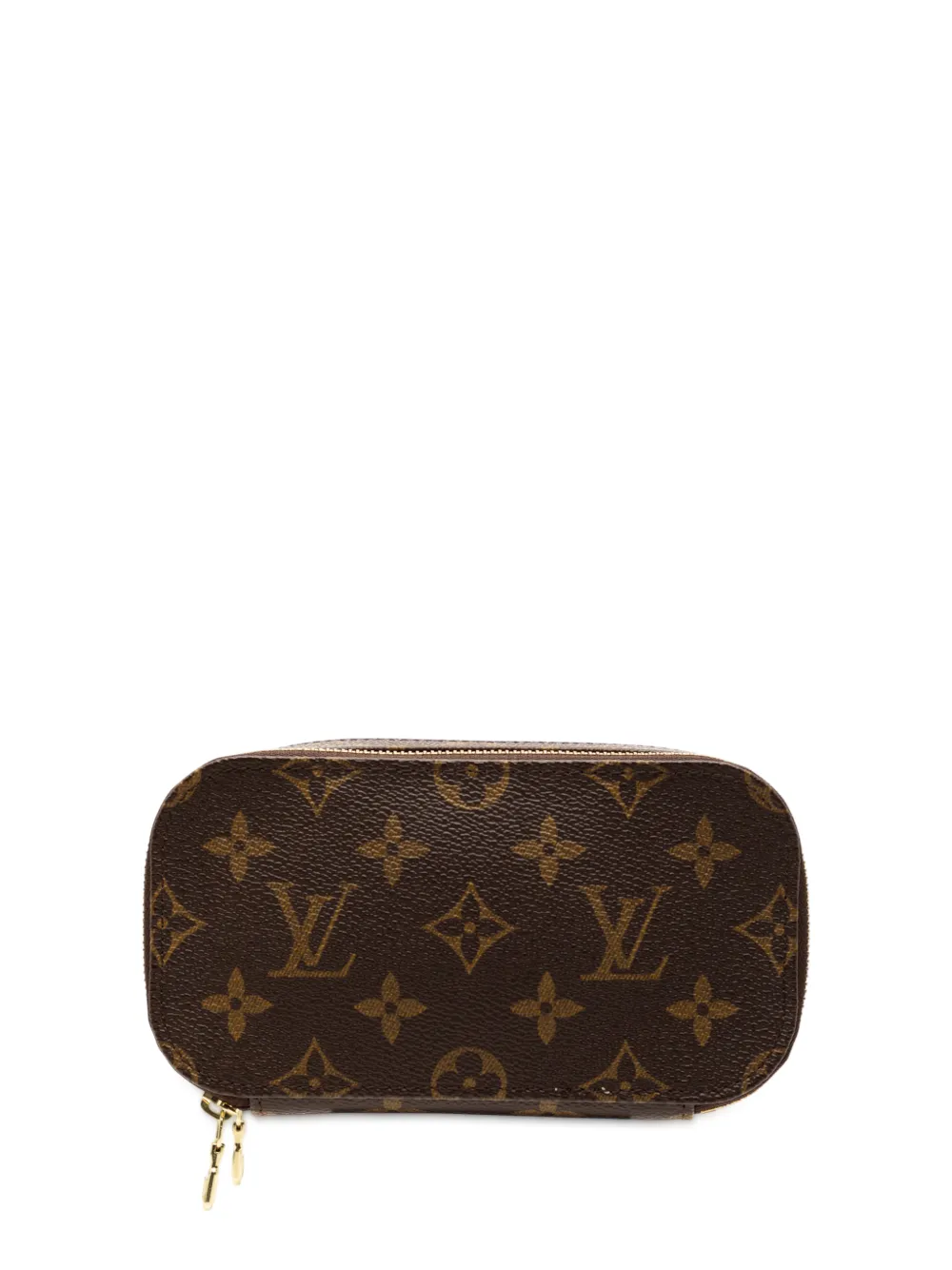 Louis Vuitton Pre-Owned 2002 Monogram Trousse Blush PM pouch - Marrone