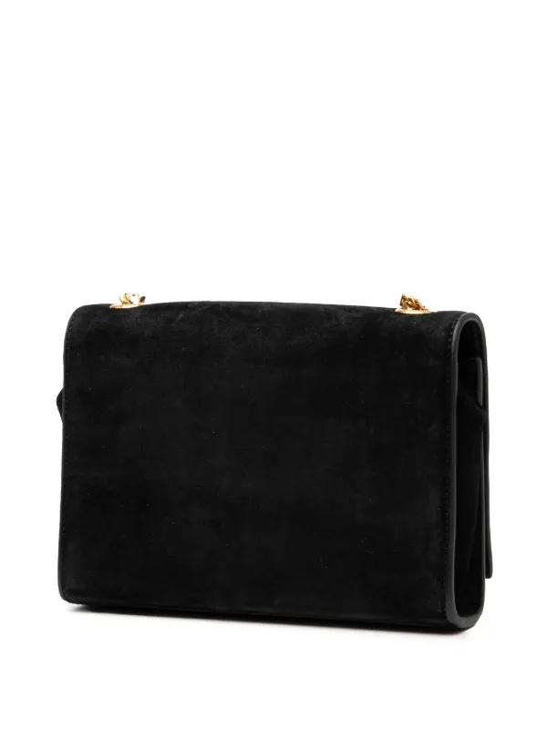 Saint Laurent Pre-Owned 2015 スモール スエード モノグラム ケイト