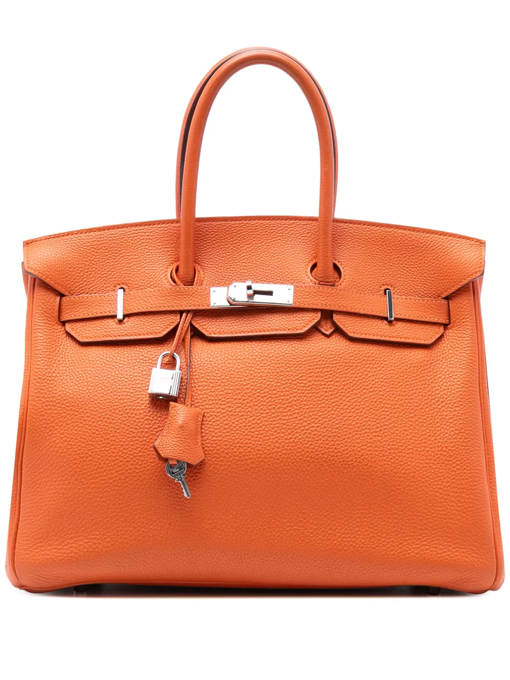 Hermès Pre-Owned 2007 Clemence Birkin Retourne 35 handbag - Orange