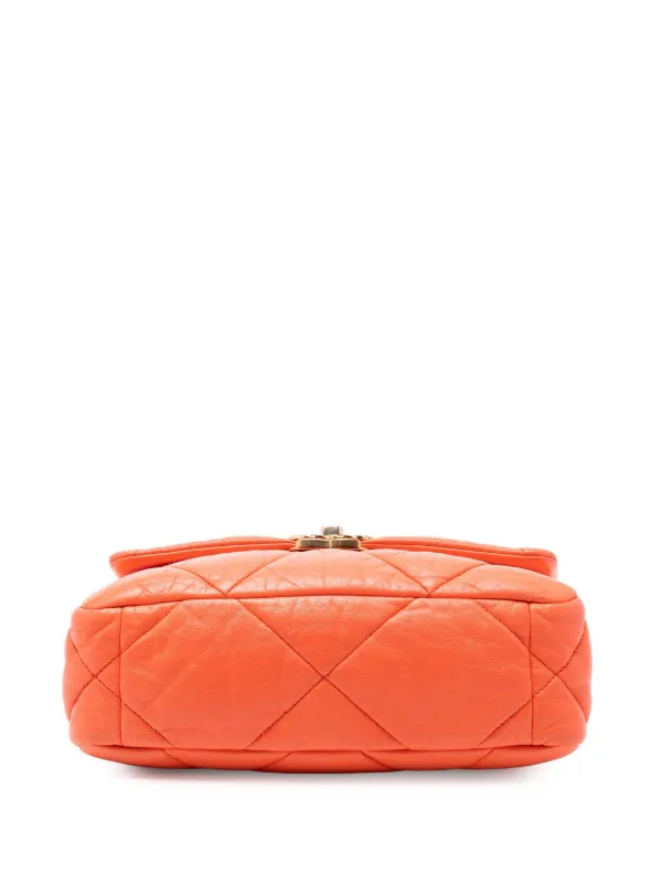 CHANEL Pre-Owned 2019 ミディアム ラムスキン 19 フラップ レザー