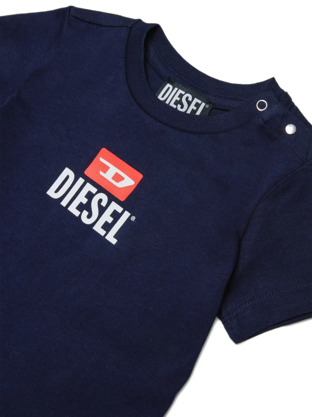 Diesel Kids Shortsset met logoprint Blauw