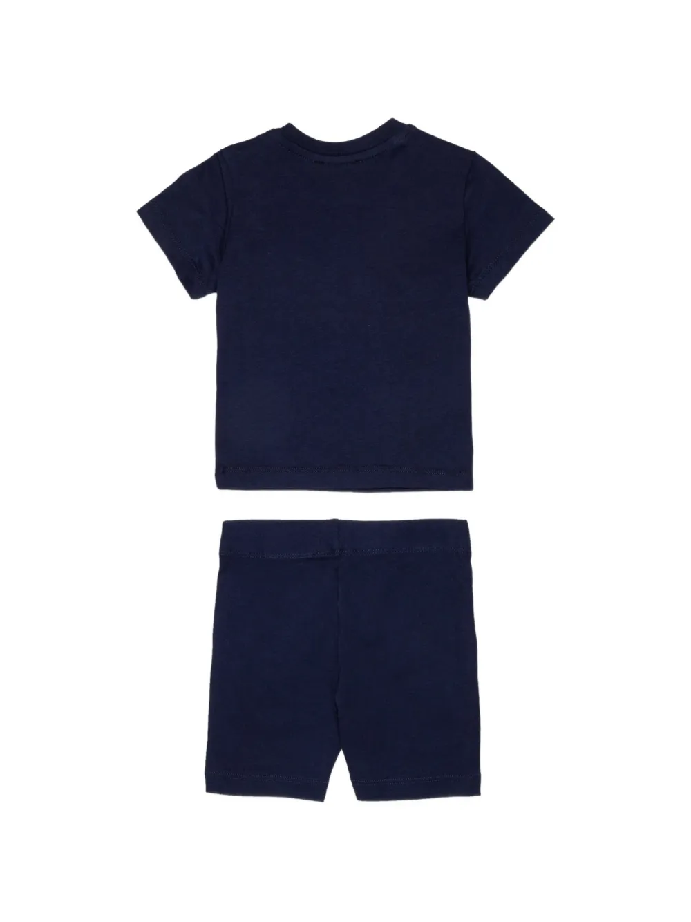 Diesel Kids Shortsset met logoprint Blauw