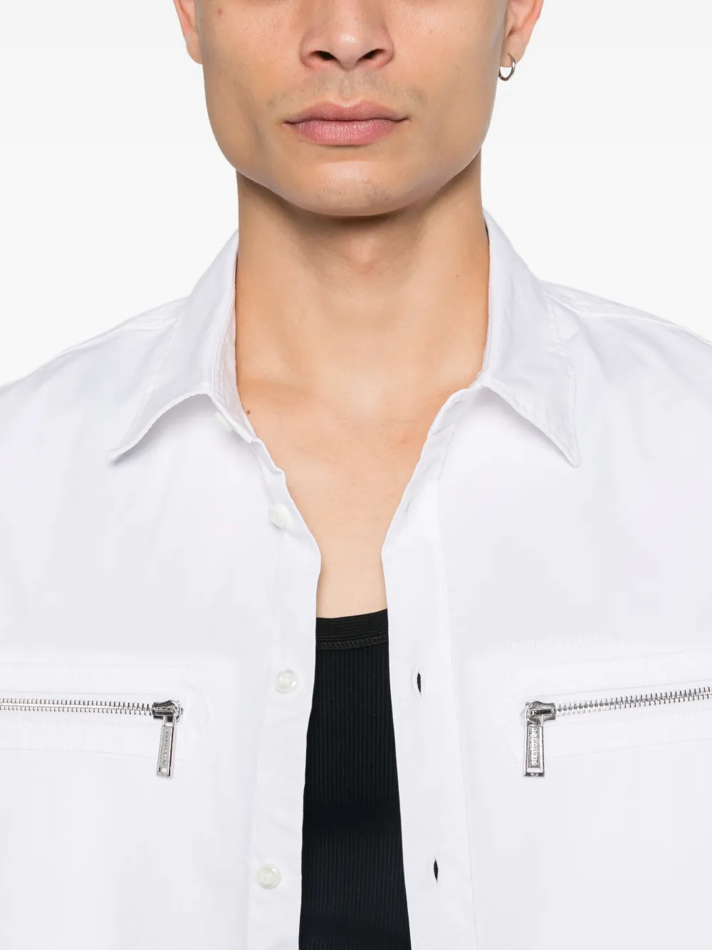 DSQUARED2 Overhemd met ritszak Wit