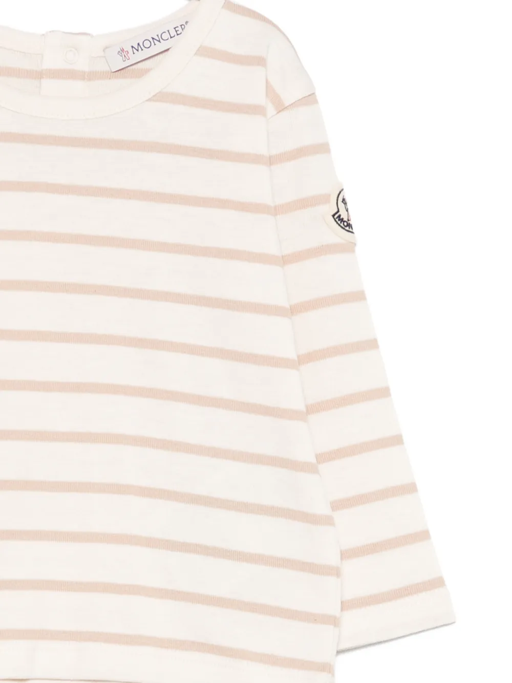  Moncler Enfant Striped Trousers Set - Neutrals 