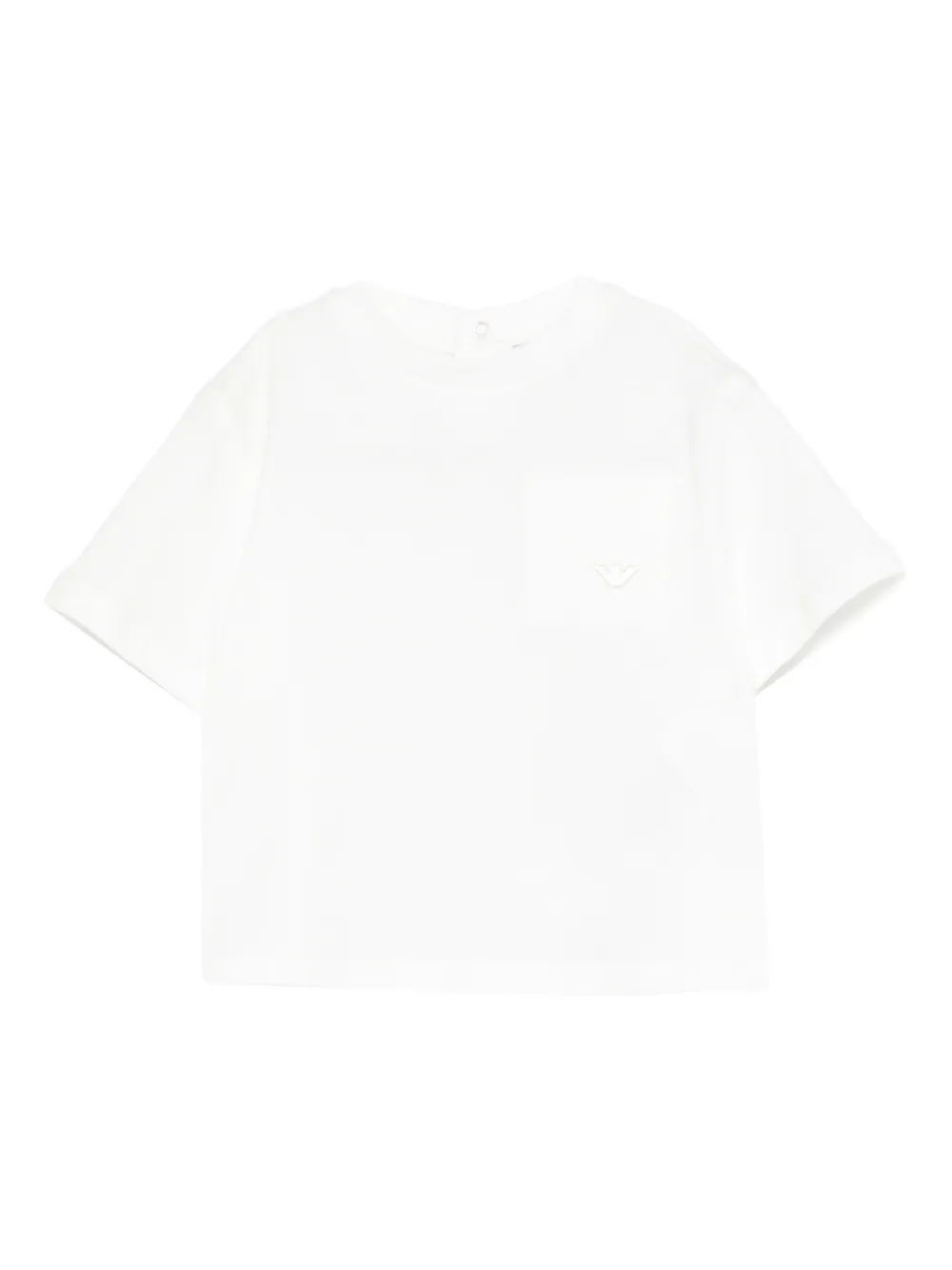 Emporio Armani Kids pocket T-shirt - White