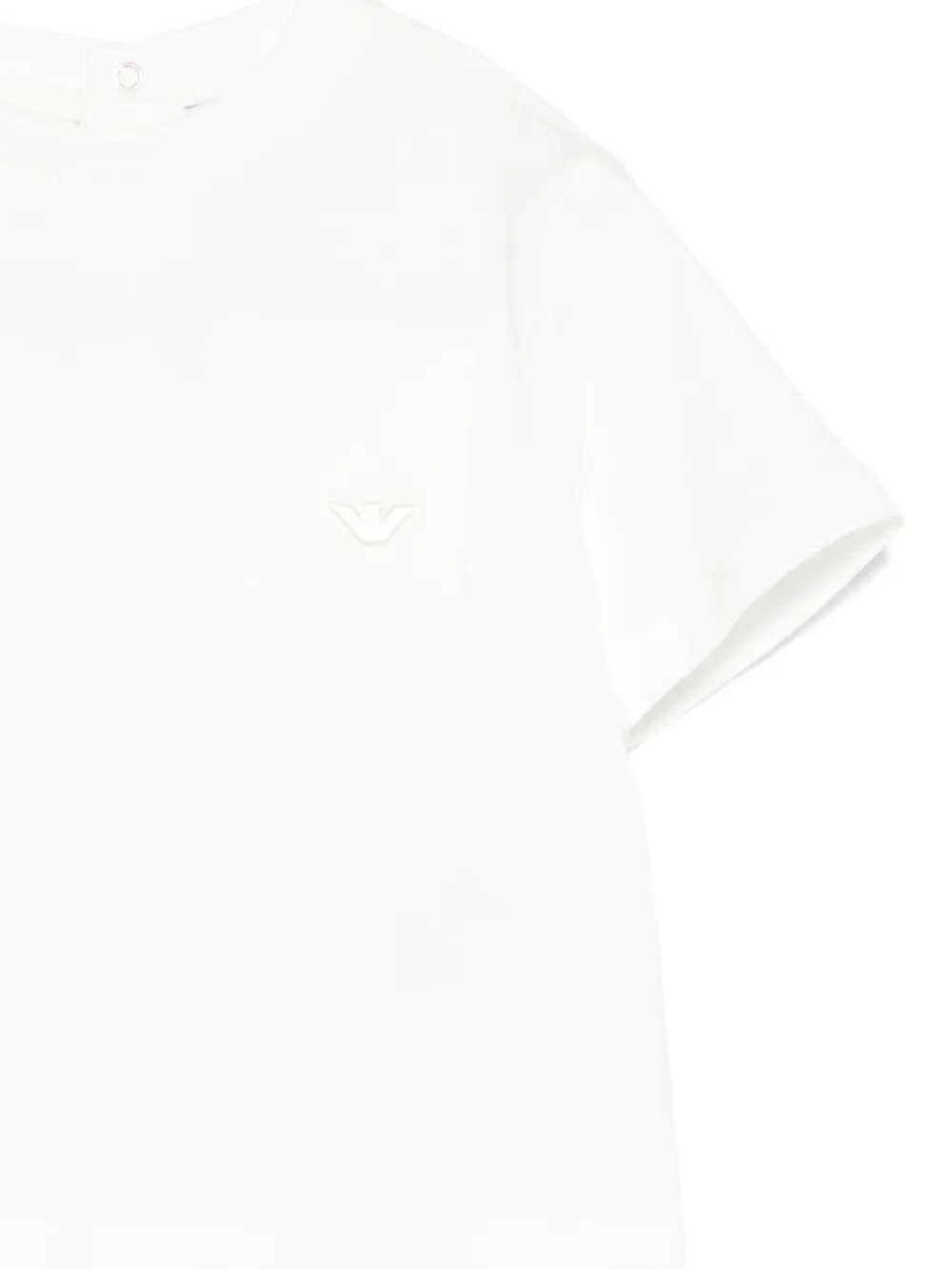 Emporio Armani Kids T-shirt met zak Wit