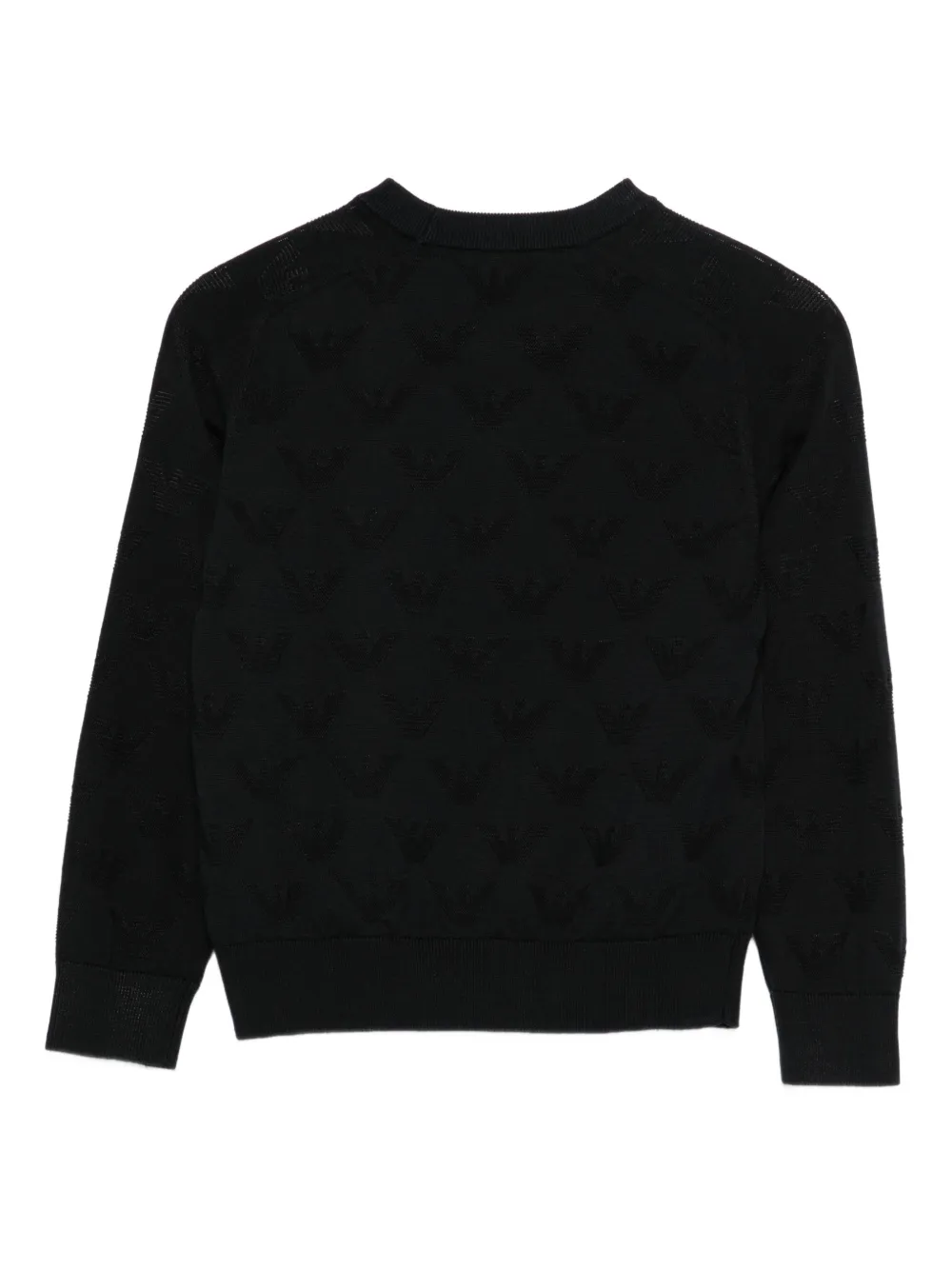 Emporio Armani Kids Trui met patroon Zwart