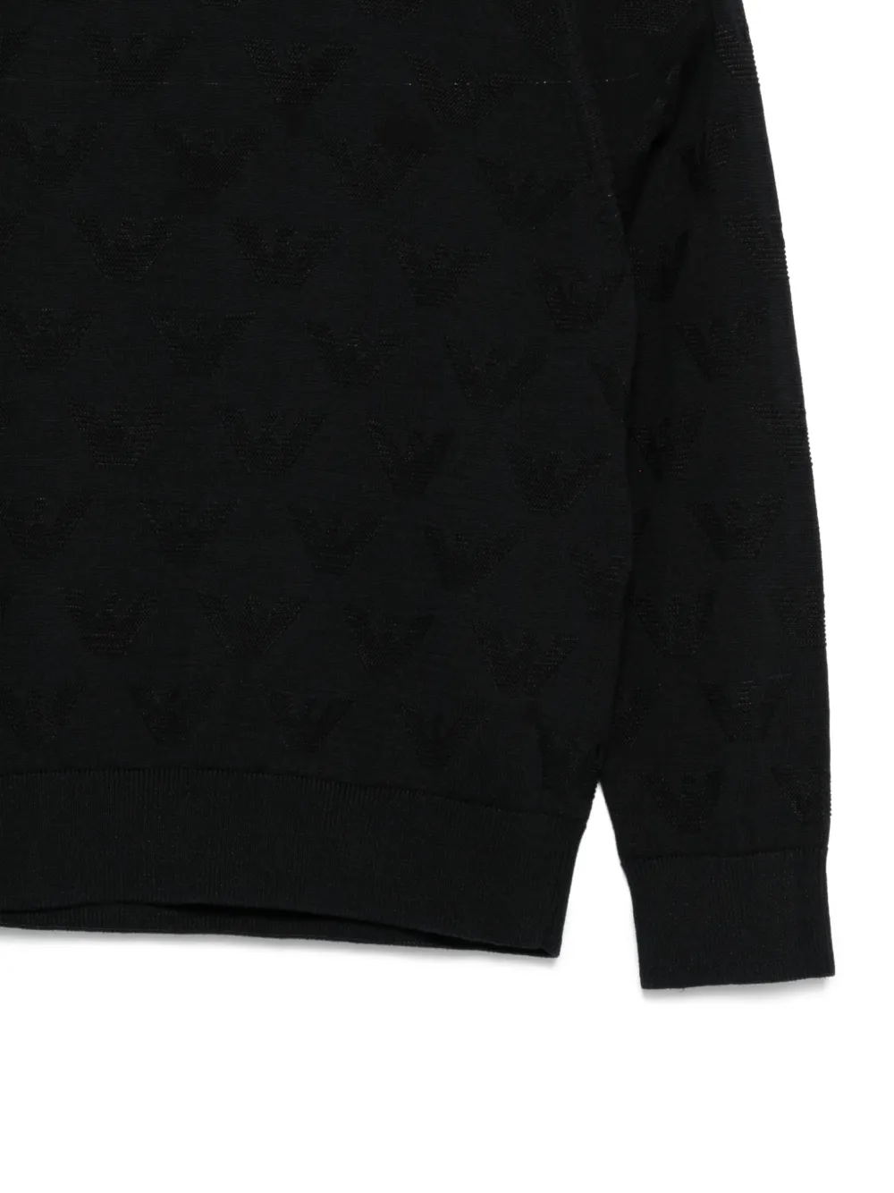 Emporio Armani Kids Trui met patroon Zwart
