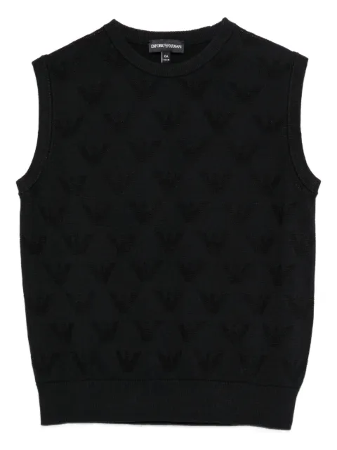 Emporio Armani Kids patterned top