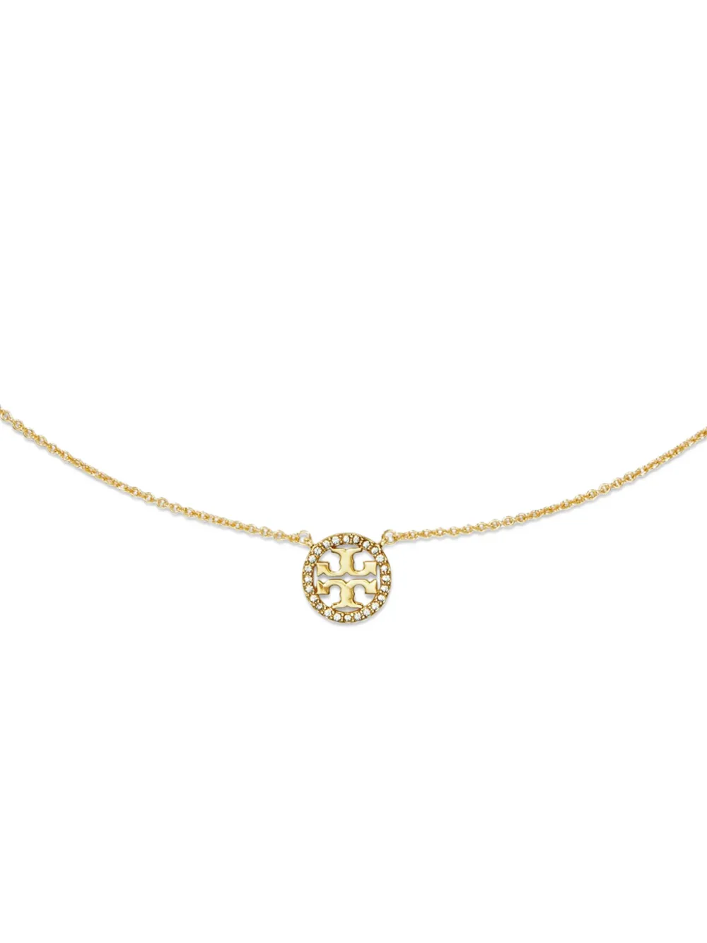 Tory Burch crystal-embellished necklace - Goud