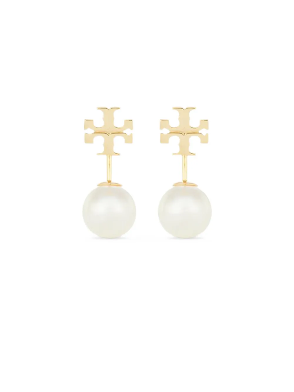 Tory Burch Moondance logo-detail earrings - Goud