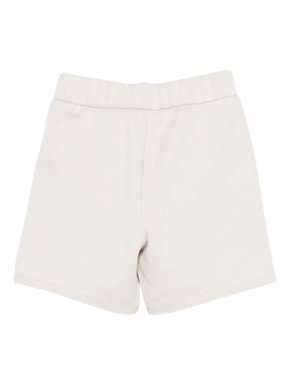Emporio Armani Kids logo shorts - Beige