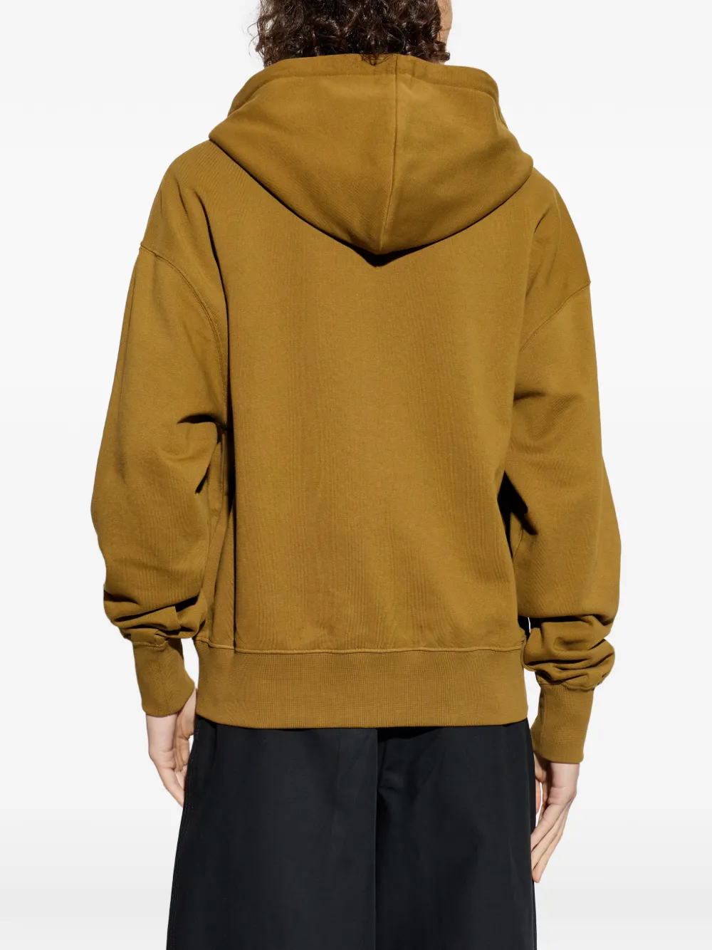 Alexander McQueen Hoodie met rits Bruin