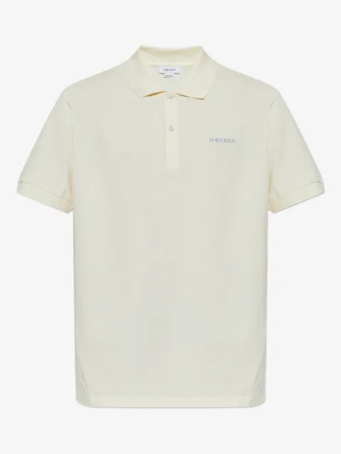 Alexander McQueen logo-detail polo shirt