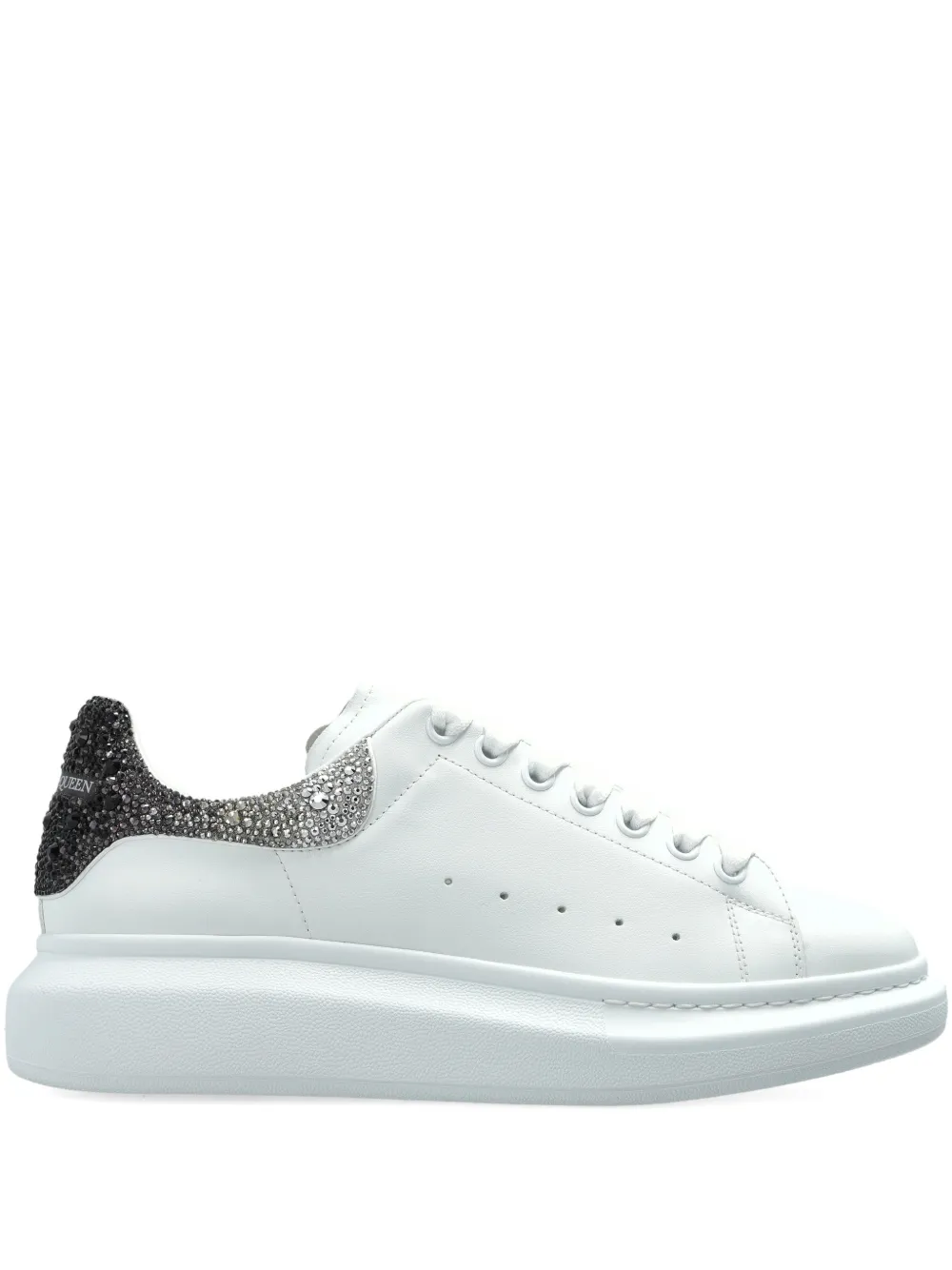 Alexander McQueen embellished-heel sneakers - Bianco