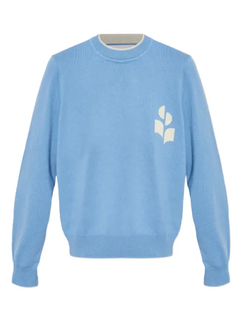 MARANT ÉTOILE — intarsia-knit logo sweater