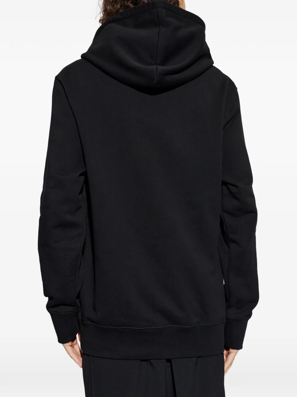 Alexander McQueen Hoodie met doodskopprint Zwart