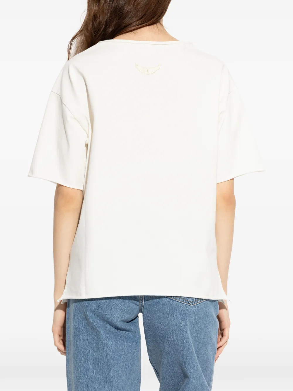 Zadig&Voltaire Meg T-shirt met V-hals Wit