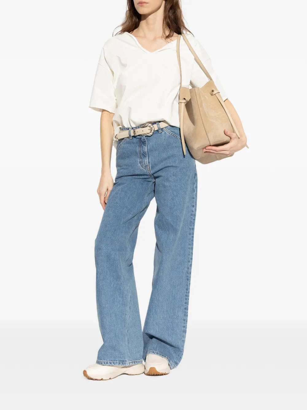 Zadig&Voltaire Meg T-shirt met V-hals Wit