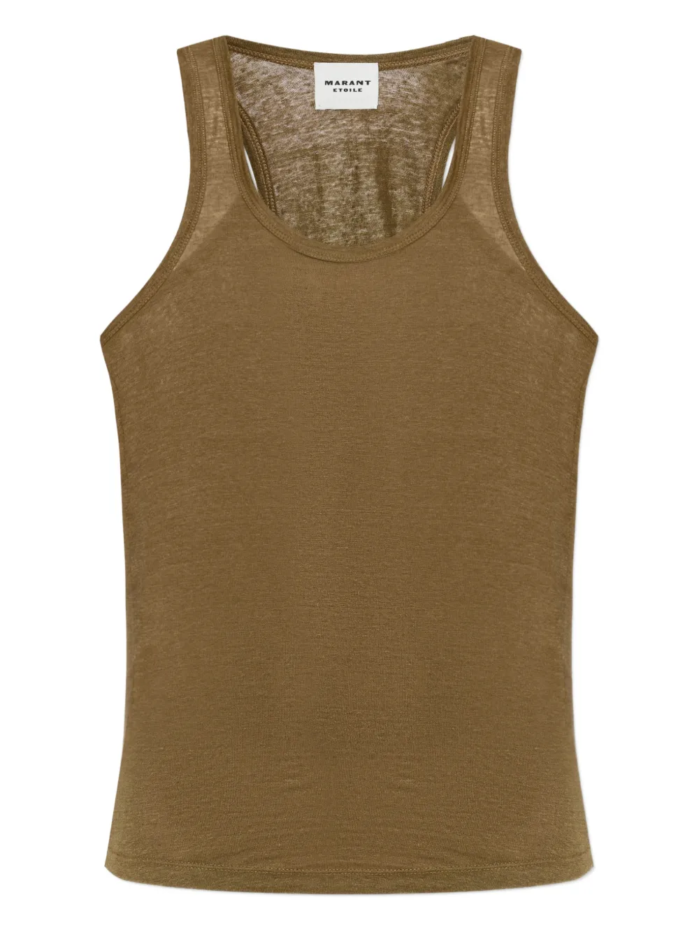MARANT ÉTOILE Thea crew neck tank top - Verde