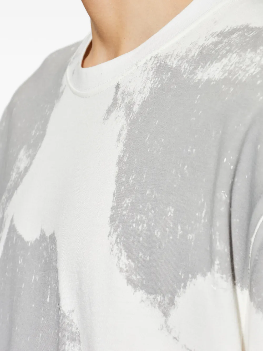 Alexander McQueen T-shirt met doodskopprint Wit