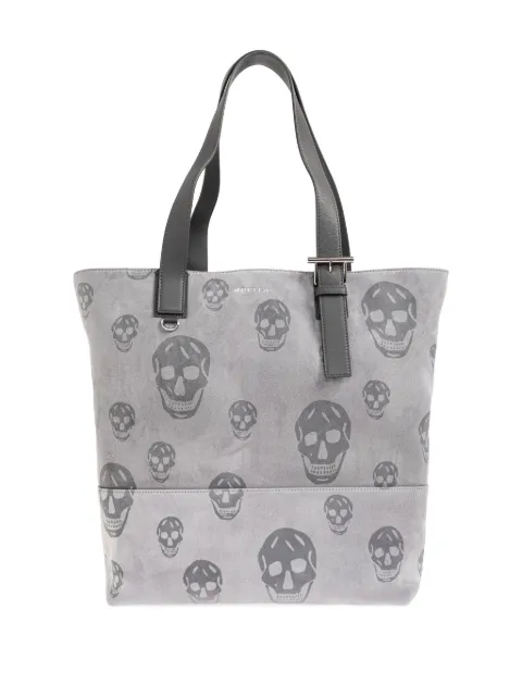 Alexander McQueen T-Bar skull-print shoulder bag