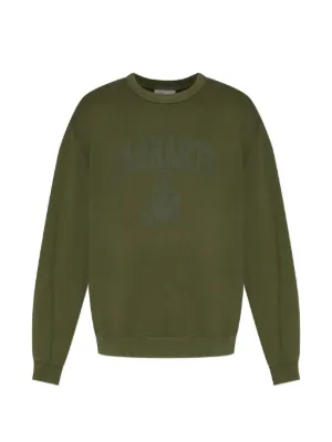 Stüssy Basic Thermal Sweatshirt | Green | FARFETCH