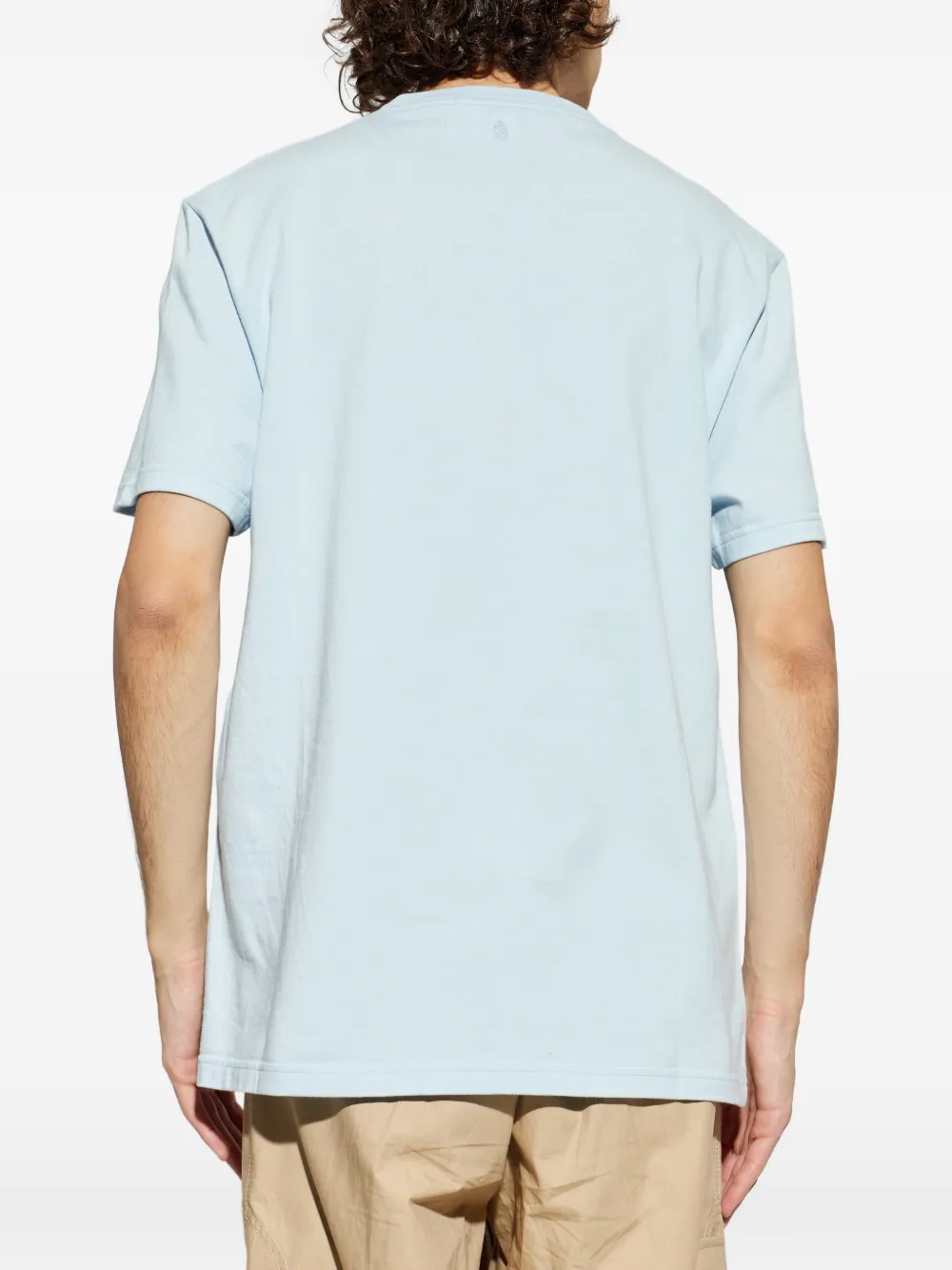 Alexander McQueen T-shirt met skeletprint Blauw