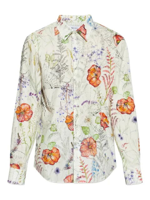 Alexander McQueen floral-print shirt