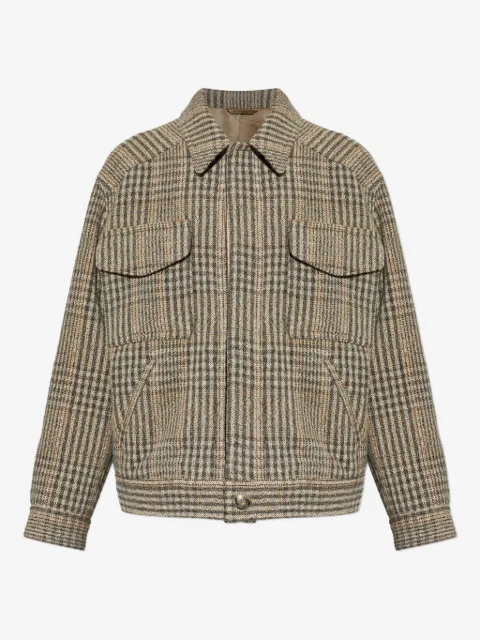 MARANT Folco checked flap-pocket jacket