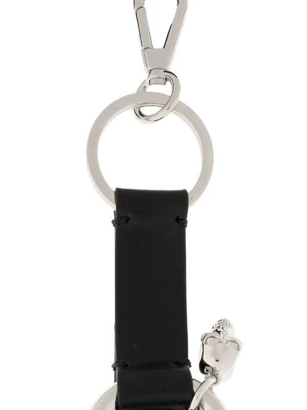 Alexander macqueen スカルデザイン キーホルダー Alexander McQueen スカルモチーフ キーホルダー | ブラック | FARFETCH JP