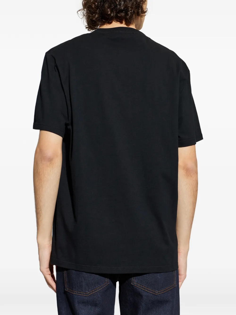 Alexander McQueen T-shirt met doodskop Zwart