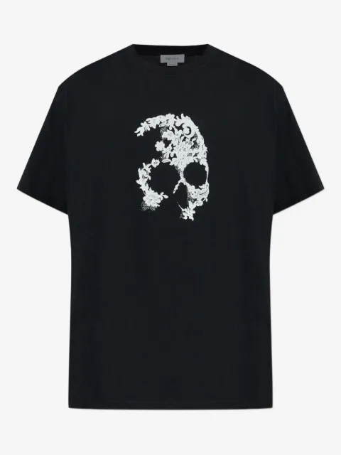 Alexander McQueen t-shirt à motif tête de mort