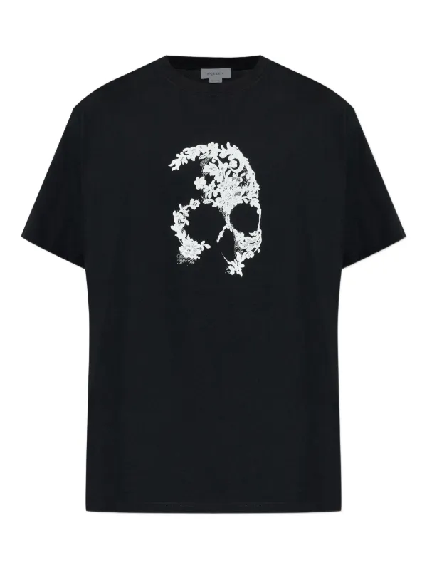 Alexander McQueen スカル ロンT イタリア製 archive Alexander McQueen スカル Tシャツ | ブラック | FARFETCH JP