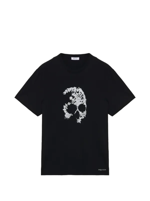 Alexander McQueen スカル Tシャツ | ブラック | FARFETCH JP