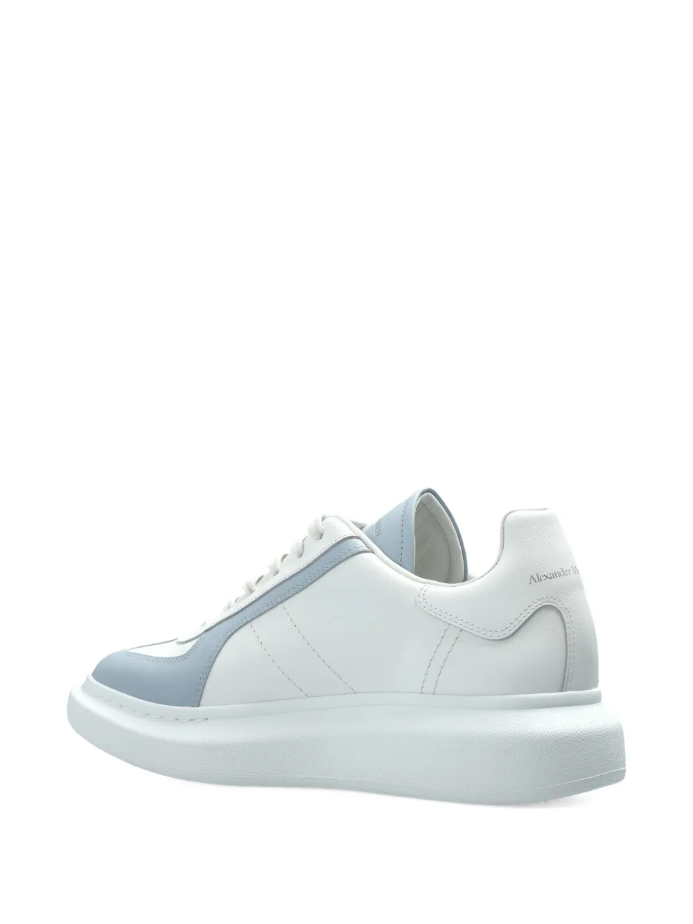 Alexander McQueen Oversized Retro leren sneakers Wit