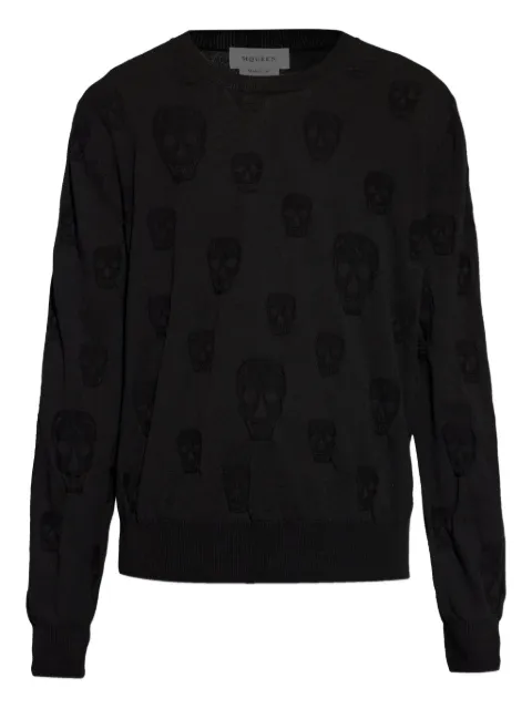 Alexander McQueen skull-pattern sweater