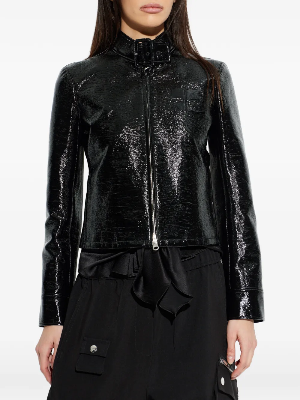  Courrèges City Zip-fastening Jacket - Black 