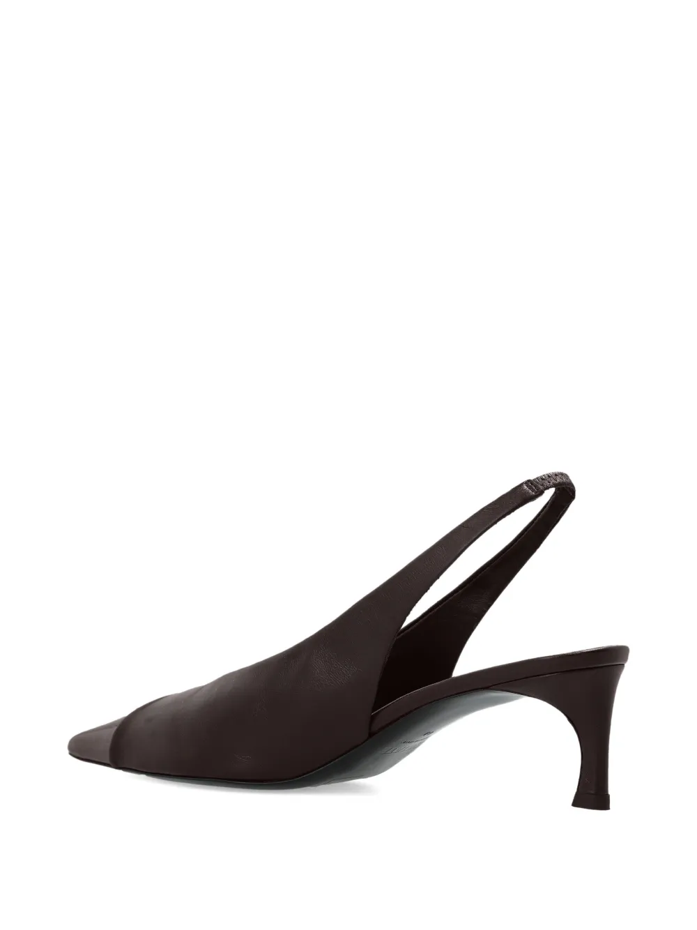  Rotate Birger Christensen Cap-toe Slingback Pumps - Brown 