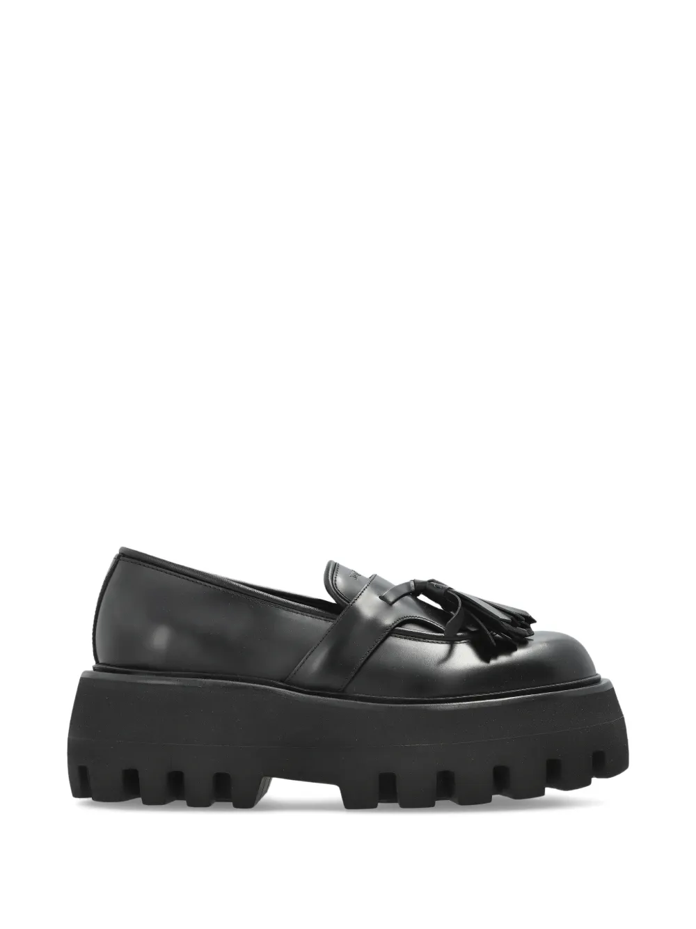 Alexander McQueen tassel platform loafers - Nero