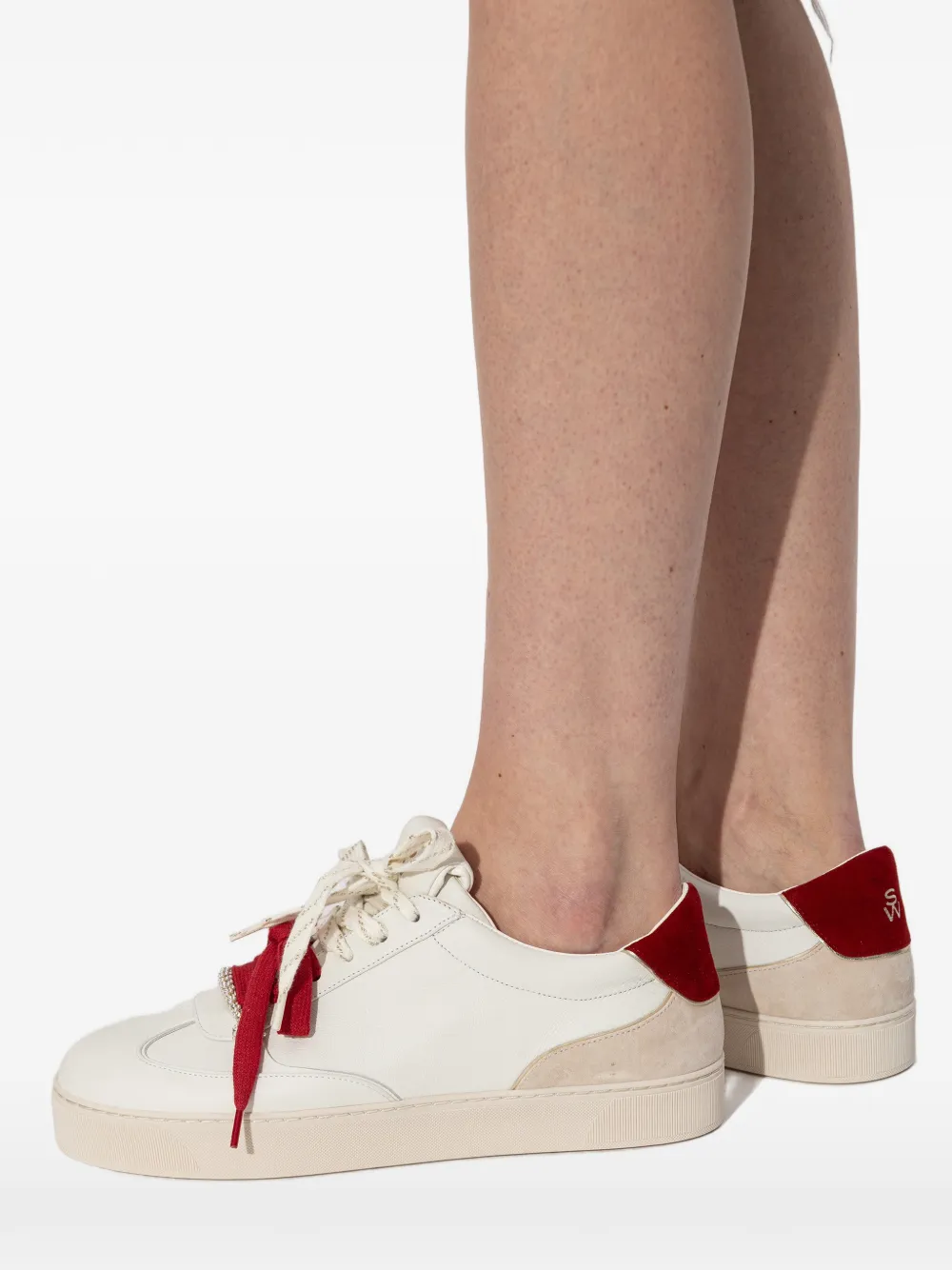 Stuart Weitzman Katoenen sneakers Wit