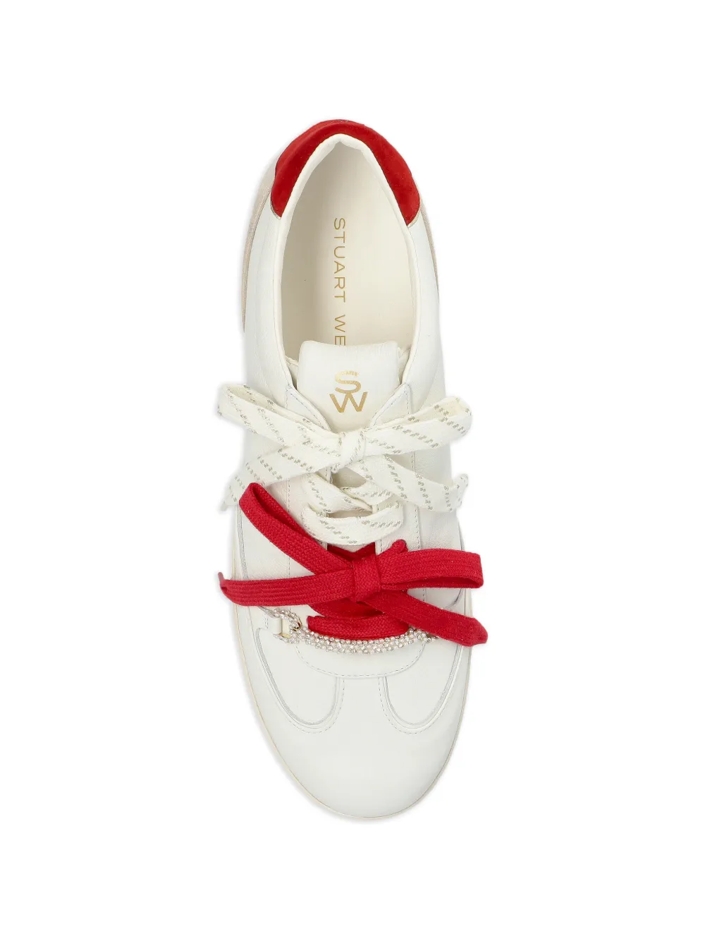 Stuart Weitzman Katoenen sneakers Wit