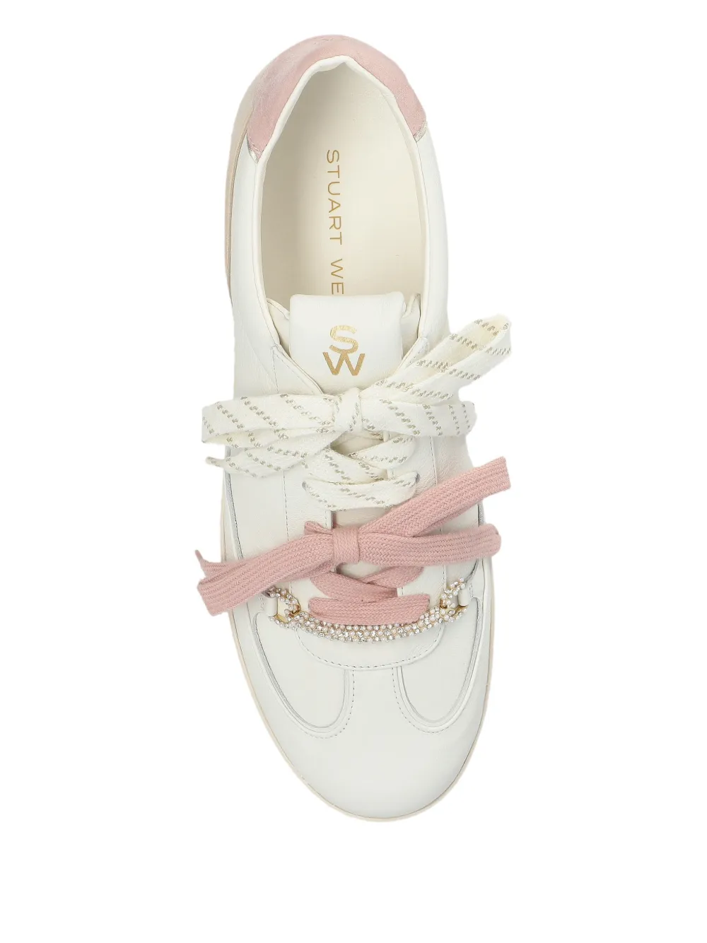 Stuart Weitzman Katoenen sneakers Wit