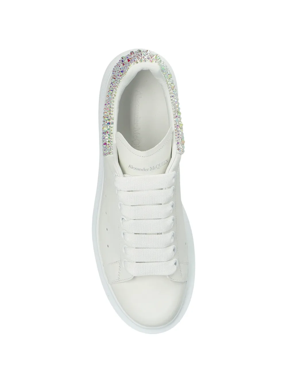 Alexander McQueen Verfraaide sneakers Wit