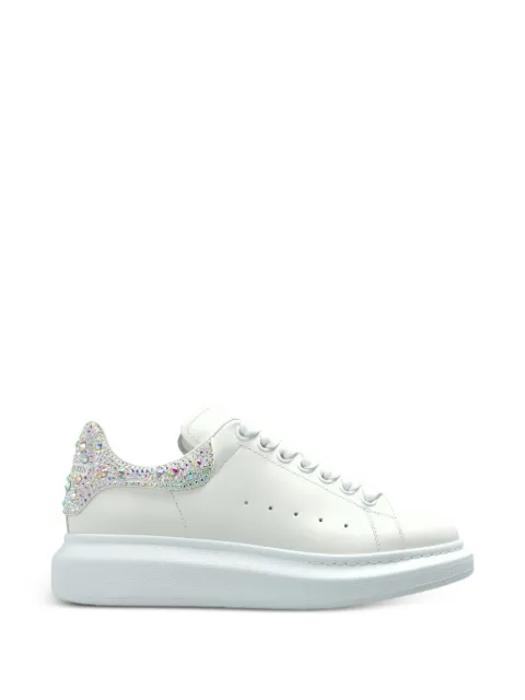 Alexander McQueen embellished lace-up sneakers