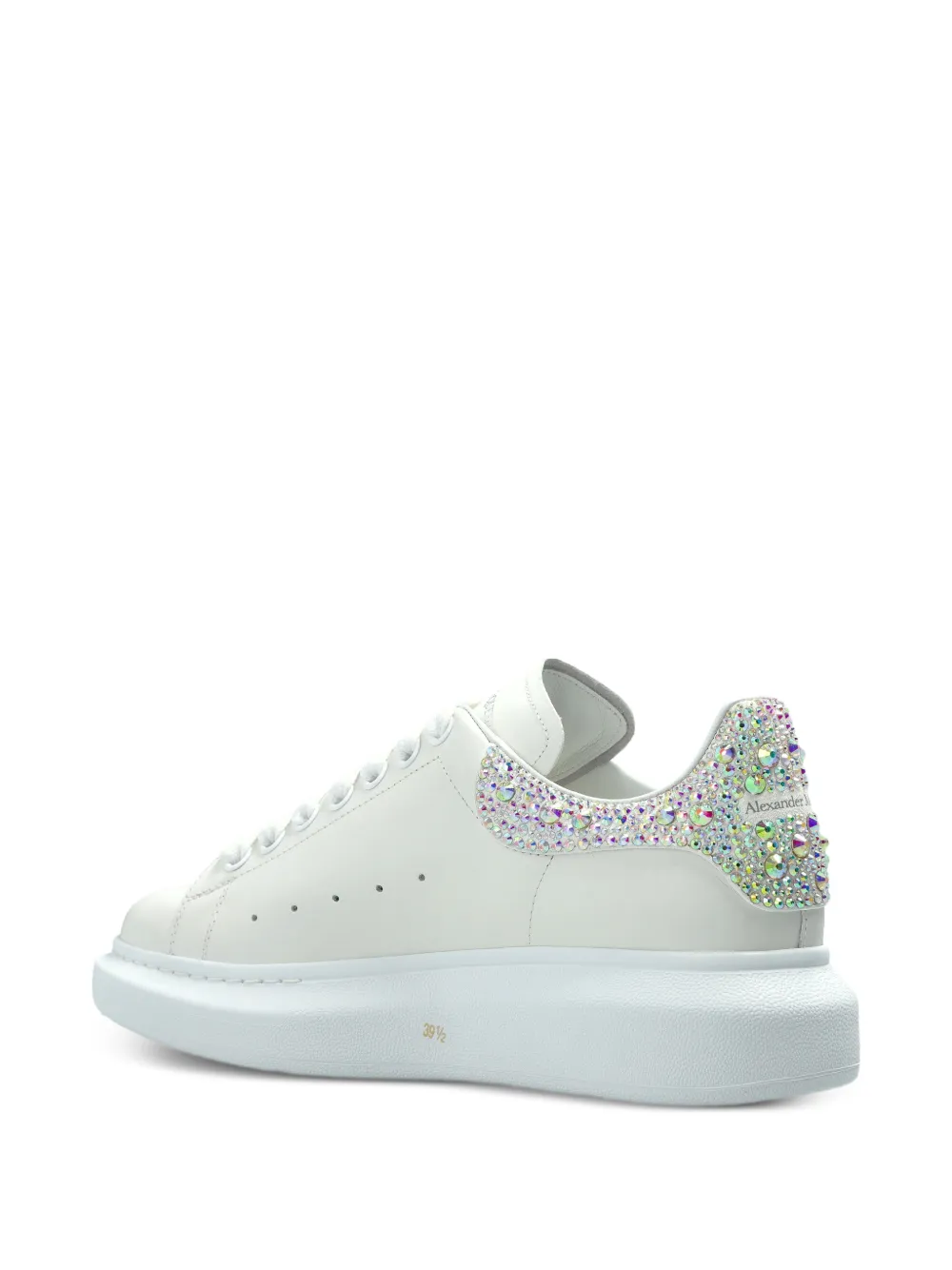 Alexander McQueen Verfraaide sneakers Wit