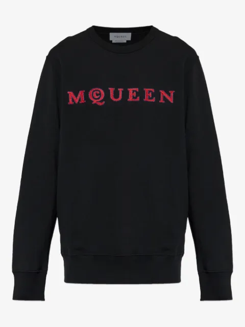 Alexander McQueen embroidered long-sleeves sweater